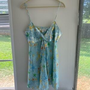 Victoria's Secret Blue Starfish Print Lingerie Nightgown